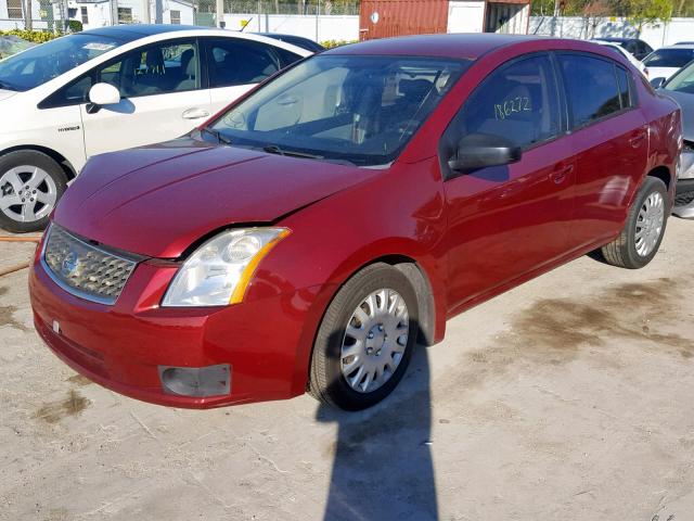 3N1AB61E67L654593 - 2007 NISSAN SENTRA 2.0 RED photo 2