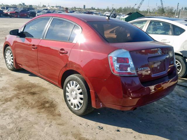 3N1AB61E67L654593 - 2007 NISSAN SENTRA 2.0 RED photo 3