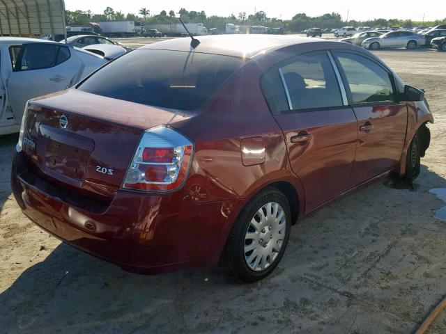 3N1AB61E67L654593 - 2007 NISSAN SENTRA 2.0 RED photo 4