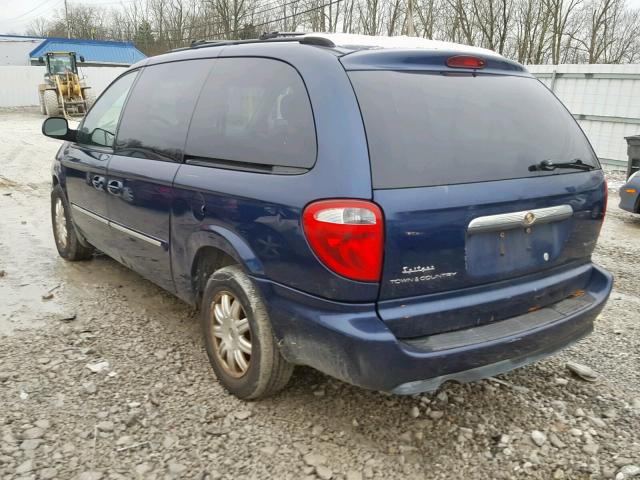 2A4GP54L56R796524 - 2006 CHRYSLER TOWN & COU BLUE photo 3