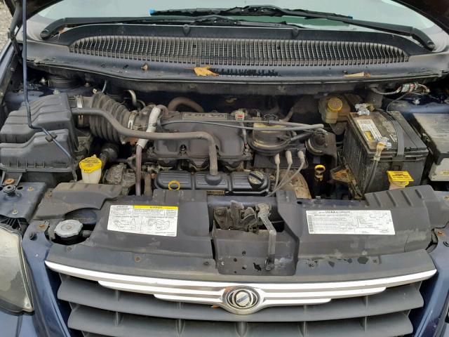 2A4GP54L56R796524 - 2006 CHRYSLER TOWN & COU BLUE photo 7