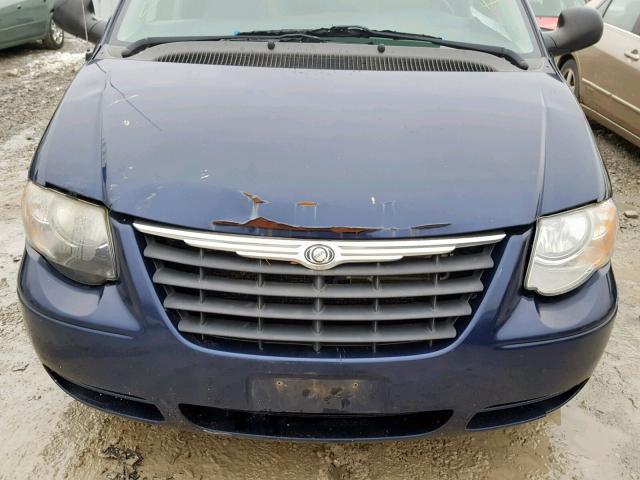 2A4GP54L56R796524 - 2006 CHRYSLER TOWN & COU BLUE photo 9