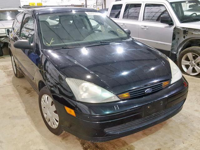 3FAFP31Z04R126441 - 2004 FORD FOCUS ZX3 BLACK photo 1