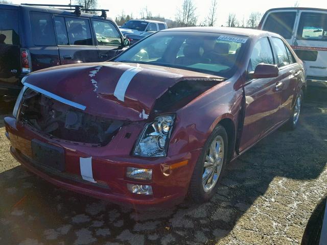 1G6DC67A750200717 - 2005 CADILLAC STS RED photo 2