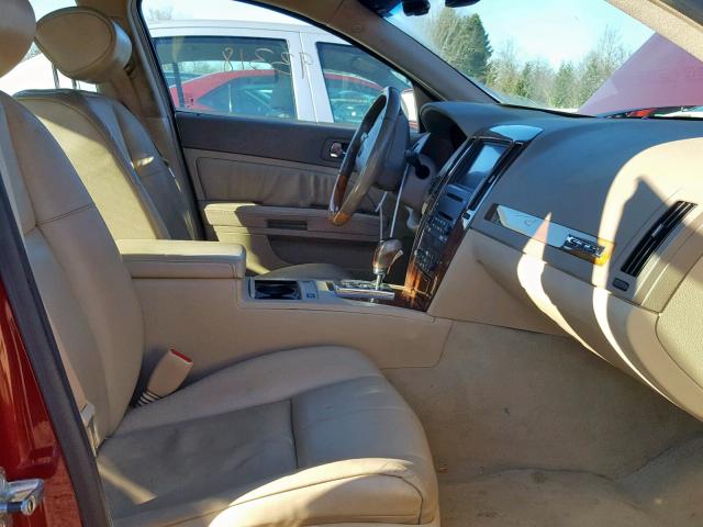 1G6DC67A750200717 - 2005 CADILLAC STS RED photo 5