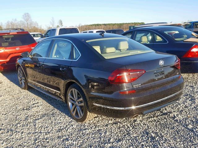 1VWDT7A39HC082618 - 2017 VOLKSWAGEN PASSAT R-L BLACK photo 3