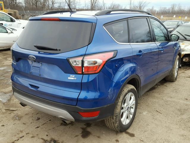 1FMCU9GD7HUC23862 - 2017 FORD ESCAPE SE BLUE photo 4