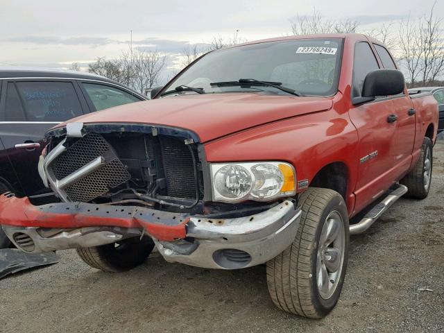 1D7HA18D54J124316 - 2004 DODGE RAM 1500 S 红色 照片 2
