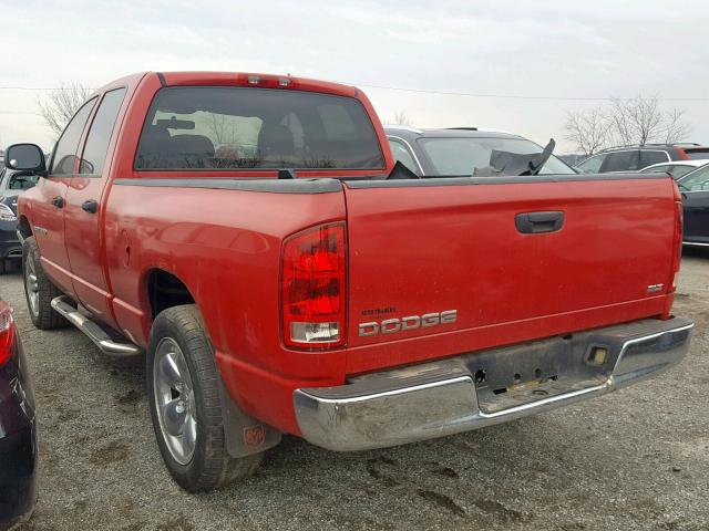 1D7HA18D54J124316 - 2004 DODGE RAM 1500 S 红色 照片 3