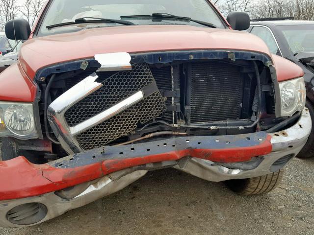 1D7HA18D54J124316 - 2004 DODGE RAM 1500 S 红色 照片 9