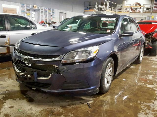 1G11B5SL1FF223780 - 2015 CHEVROLET MALIBU LS BLUE photo 2