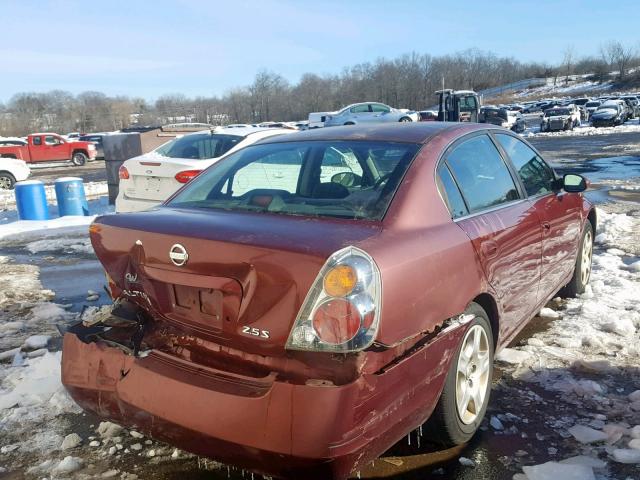 1N4AL11D62C704357 - 2002 NISSAN ALTIMA BAS 勃艮第红 照片 4