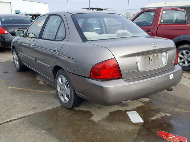 3N1CB51D45L462127 - 2005 NISSAN SENTRA 1.8 BEIGE photo 3