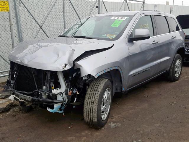 1C4RJFAG2HC684496 - 2017 JEEP GRAND CHER ვერცხლისფერი ფოტო 2