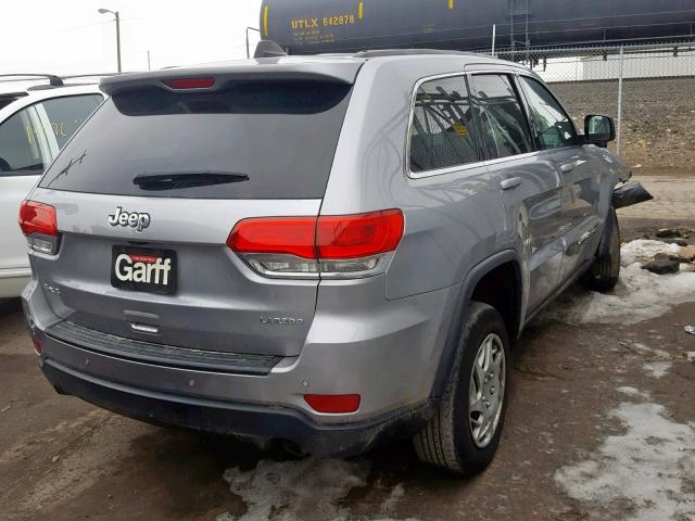 1C4RJFAG2HC684496 - 2017 JEEP GRAND CHER ვერცხლისფერი ფოტო 4