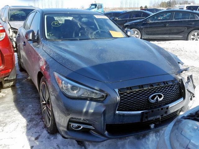 JN1BV7AR4FM410109 - 2015 INFINITI Q50 BASE GRAY photo 1