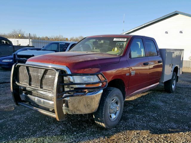 3C6TD5HT7CG348706 - 2012 DODGE RAM 2500 S ორფეროვანი ფოტო 2