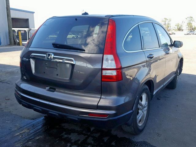 5J6RE3H79AL033231 - 2010 HONDA CR-V EXL GRAY photo 4