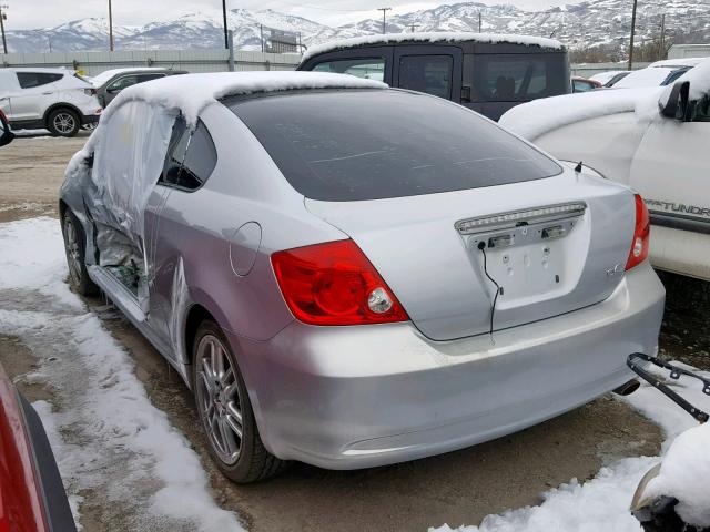 JTKDE177150061806 - 2005 TOYOTA SCION TC ნაცრისფერი ფოტო 3