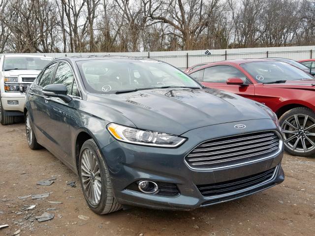 3FA6P0K97FR303177 - 2015 FORD FUSION TIT GREEN photo 1
