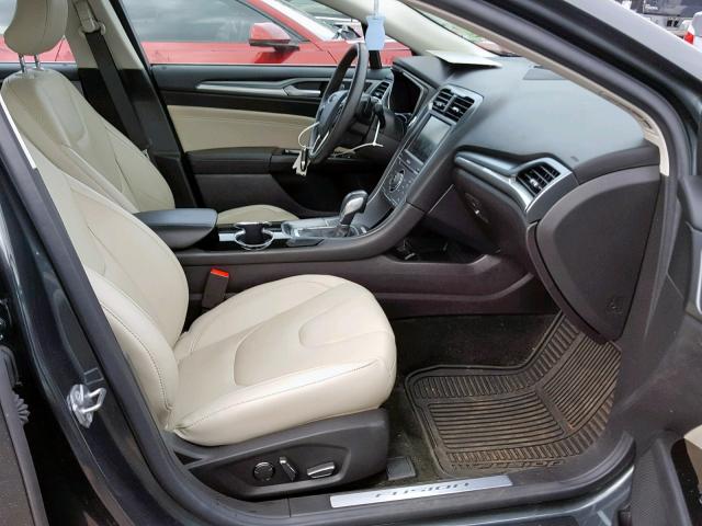 3FA6P0K97FR303177 - 2015 FORD FUSION TIT GREEN photo 5