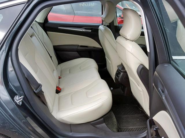 3FA6P0K97FR303177 - 2015 FORD FUSION TIT GREEN photo 6