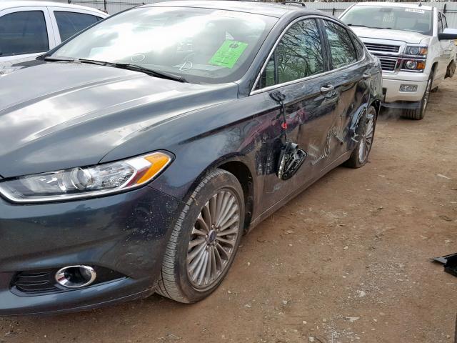 3FA6P0K97FR303177 - 2015 FORD FUSION TIT GREEN photo 9