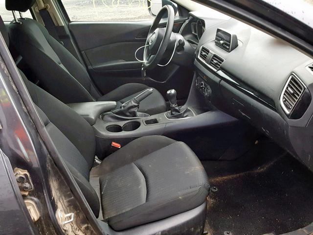 3MZBM1U72FM226439 - 2015 MAZDA 3 SPORT CHARCOAL photo 5