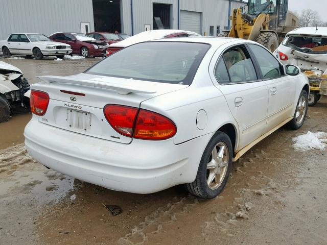 1G3NF52E4YC416699 - 2000 OLDSMOBILE ALERO GLS WHITE photo 4