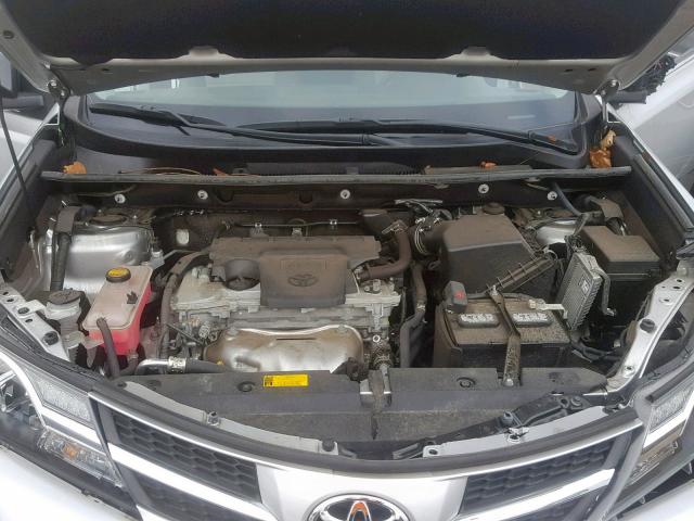 2T3BFREV5FW351992 - 2015 TOYOTA RAV4 LE SILVER photo 7