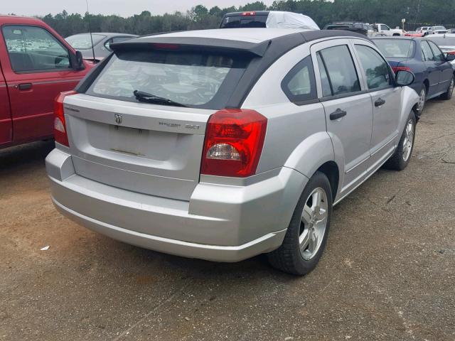 1B3HB48B77D557518 - 2007 DODGE CALIBER SX GRAY photo 4