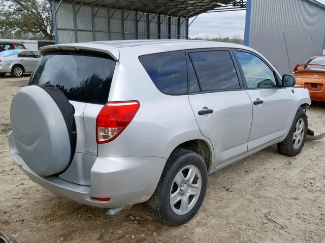 JTMBK33V086031172 - 2008 TOYOTA RAV4 SILVER photo 4