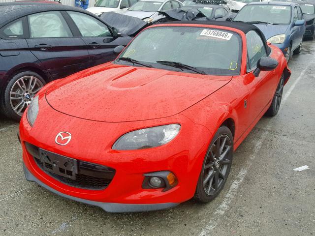 JM1NC2LF3D0226810 - 2013 MAZDA MX-5 MIATA RED photo 2