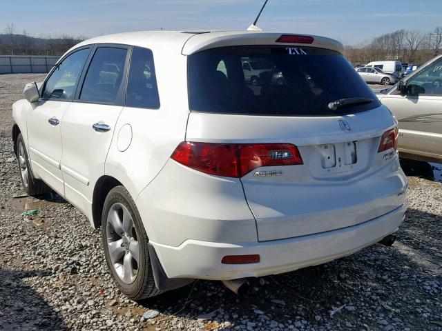 5J8TB185X7A008139 - 2007 ACURA RDX TECHNO WHITE photo 3