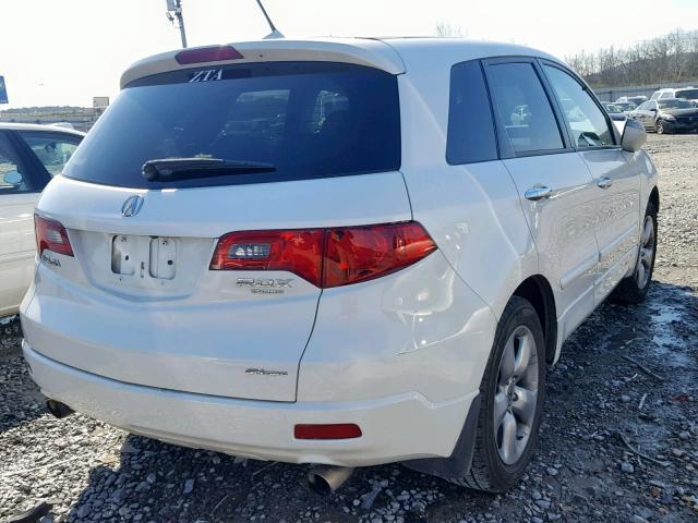 5J8TB185X7A008139 - 2007 ACURA RDX TECHNO WHITE photo 4