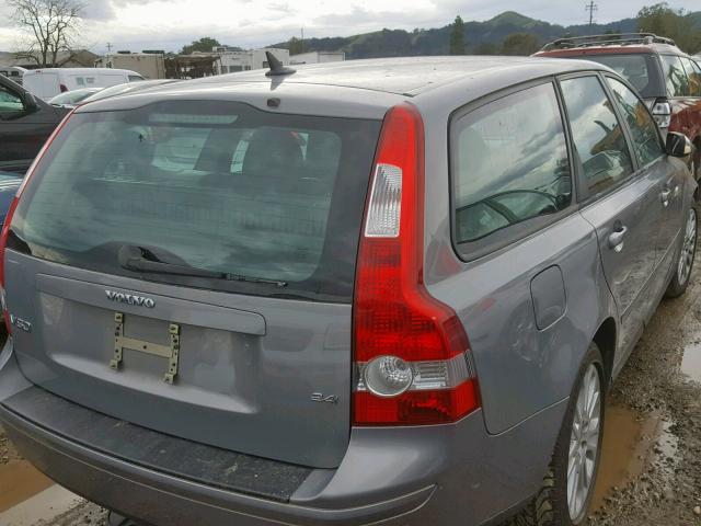 YV1MW390852061803 - 2005 VOLVO V50 2.4I GRAY photo 4