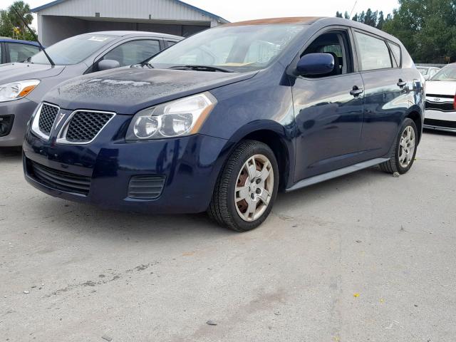 5Y2SP67069Z418388 - 2009 PONTIAC VIBE BLUE photo 2