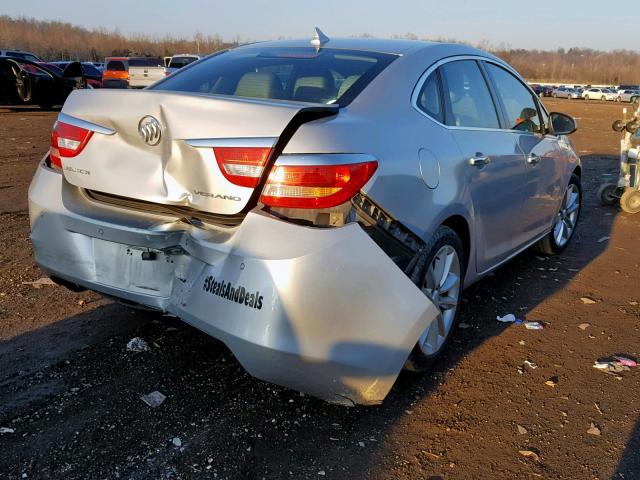 1G4PR5SKXE4167591 - 2014 BUICK VERANO CON SILVER photo 4