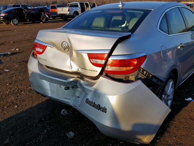 1G4PR5SKXE4167591 - 2014 BUICK VERANO CON SILVER photo 9