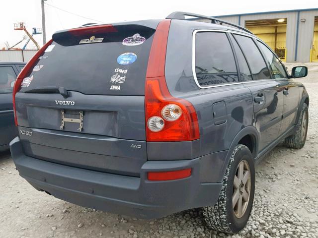 YV4CM592861297733 - 2006 VOLVO XC90 GRAY photo 4