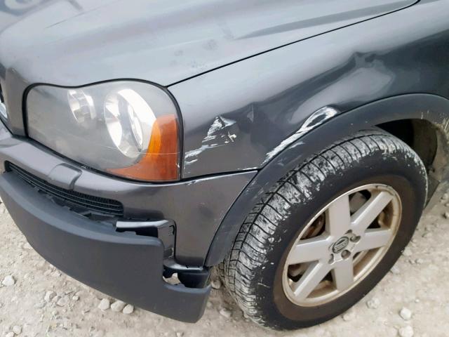 YV4CM592861297733 - 2006 VOLVO XC90 GRAY photo 9