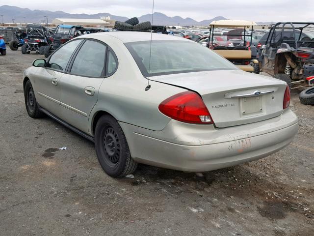 1FAHP56S13A109365 - 2003 FORD TAURUS SEL TAN photo 3