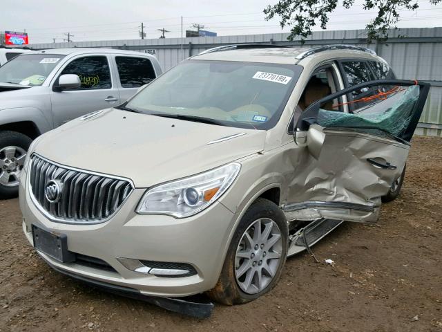 5GAKRBKD4GJ114857 - 2016 BUICK ENCLAVE GOLD photo 2