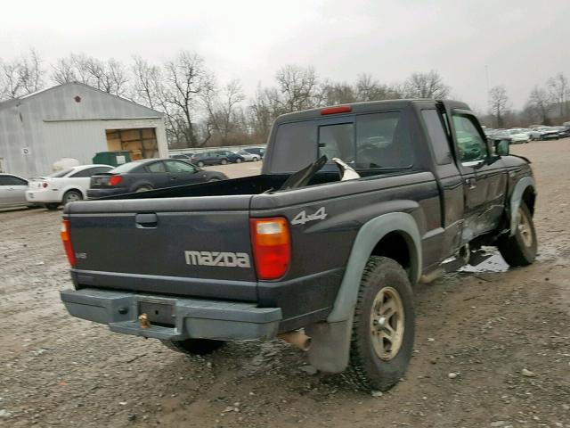 4F4YR17E44TM06665 - 2004 MAZDA B4000 CAB BLACK photo 4