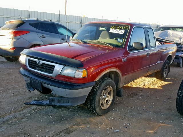 4F4YR16X3WTM17338 - 1998 MAZDA B4000 CAB MAROON photo 2