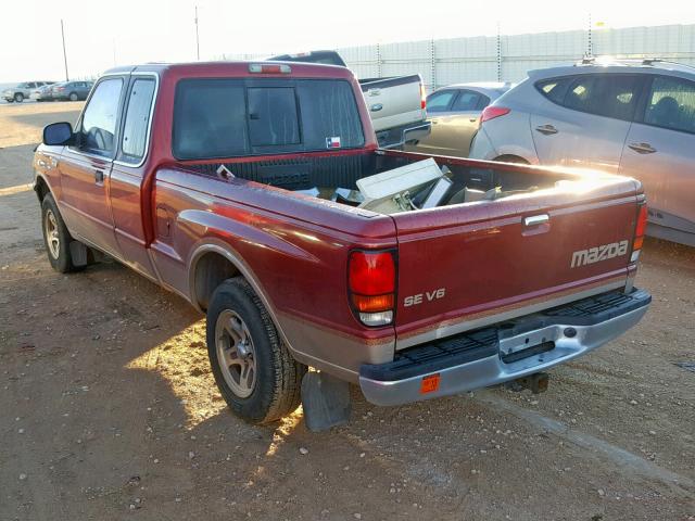 4F4YR16X3WTM17338 - 1998 MAZDA B4000 CAB MAROON photo 3