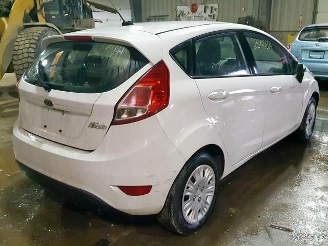 3FADP4TJ1GM127491 - 2016 FORD FIESTA S WHITE photo 4