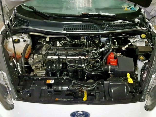 3FADP4TJ1GM127491 - 2016 FORD FIESTA S WHITE photo 7