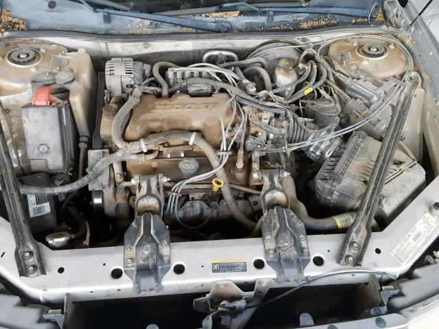 2G4WS52JX31108816 - 2003 BUICK CENTURY CU SILVER photo 7