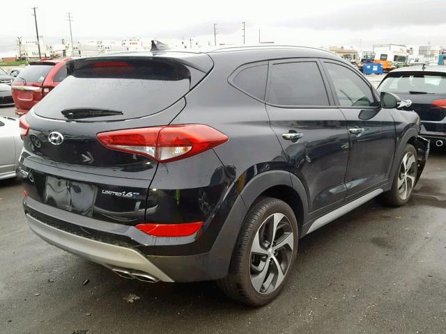 KM8J33A21HU378115 - 2017 HYUNDAI TUCSON LIM BLACK photo 4